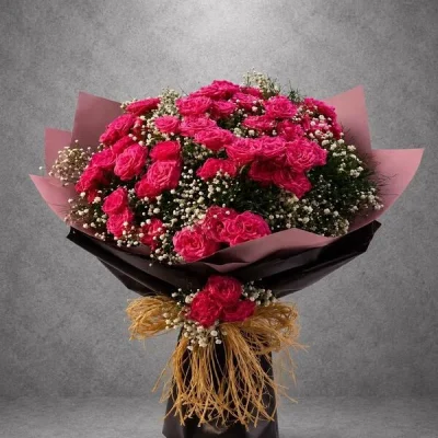 Pembe Çardak Güller Buca Çiçekçi BKT0045