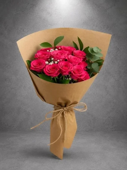Pembe Çardak Güller Buca Çiçekçi BKT0047